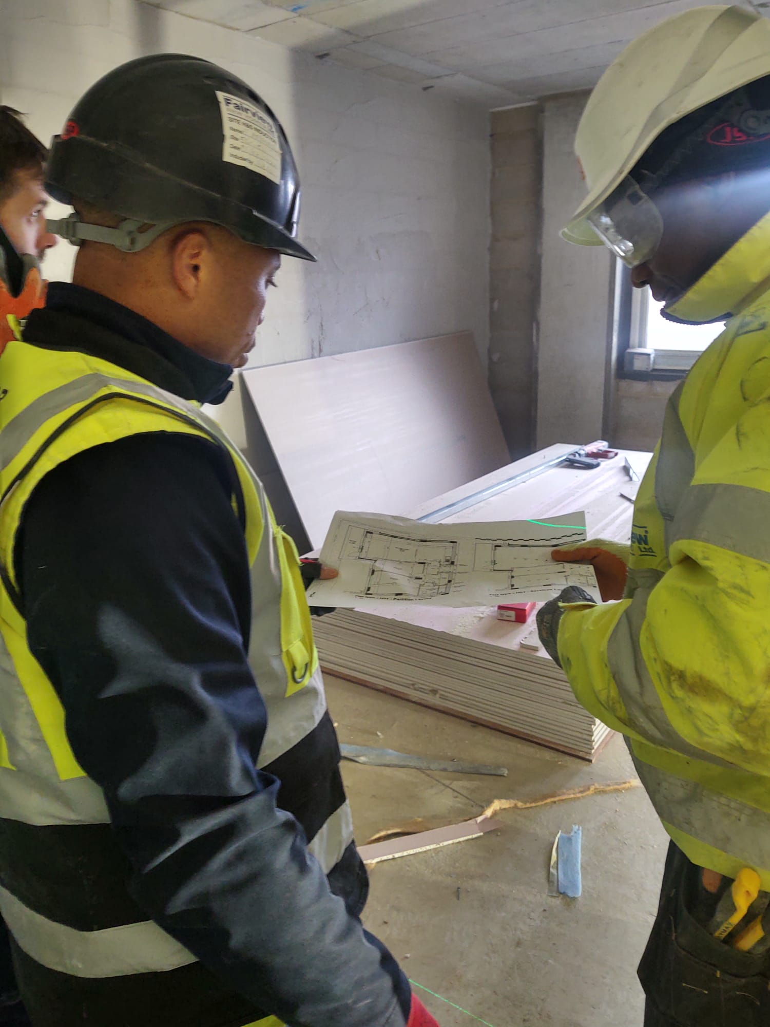 Project planning on site